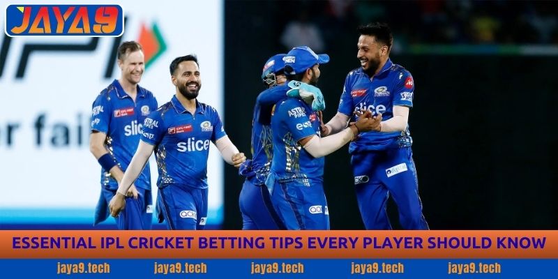 IPL Cricket Guide - Expert Tips for Smarter Bets | JAJA9 3 Essential IPL Cricket Betting Tips Every Player Should Know