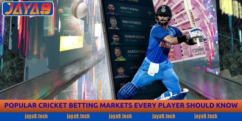 Cricket Match Betting Guide - Complete Guide at JAJA9 2 Popular Cricket Betting Markets Every Player Should Know