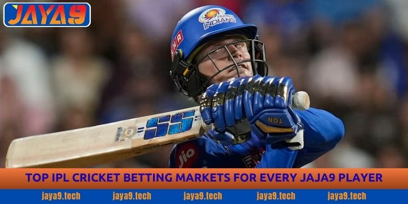 IPL Cricket Guide - Expert Tips for Smarter Bets | JAJA9 2 Top IPL Cricket Betting Markets for Every JAJA9 Player